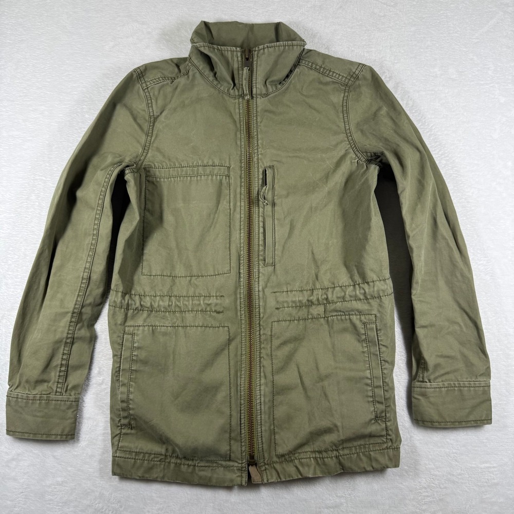 Madewell Womens Fleet Jacket Olive Green Utility Military Field C3394 Small